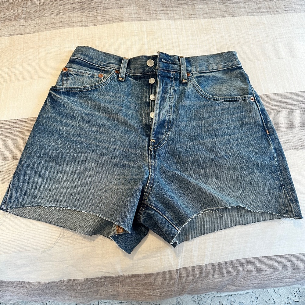 Size 28 Re/done Jean shorts. Never worn